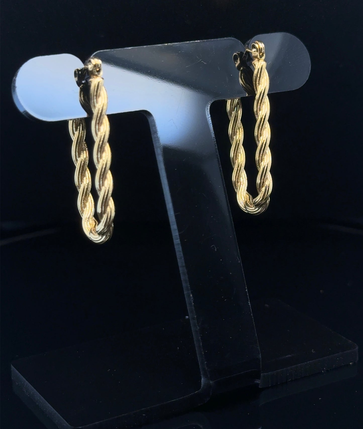 Sienna Earrings, Stainless Steel, 18K Gold Plating
