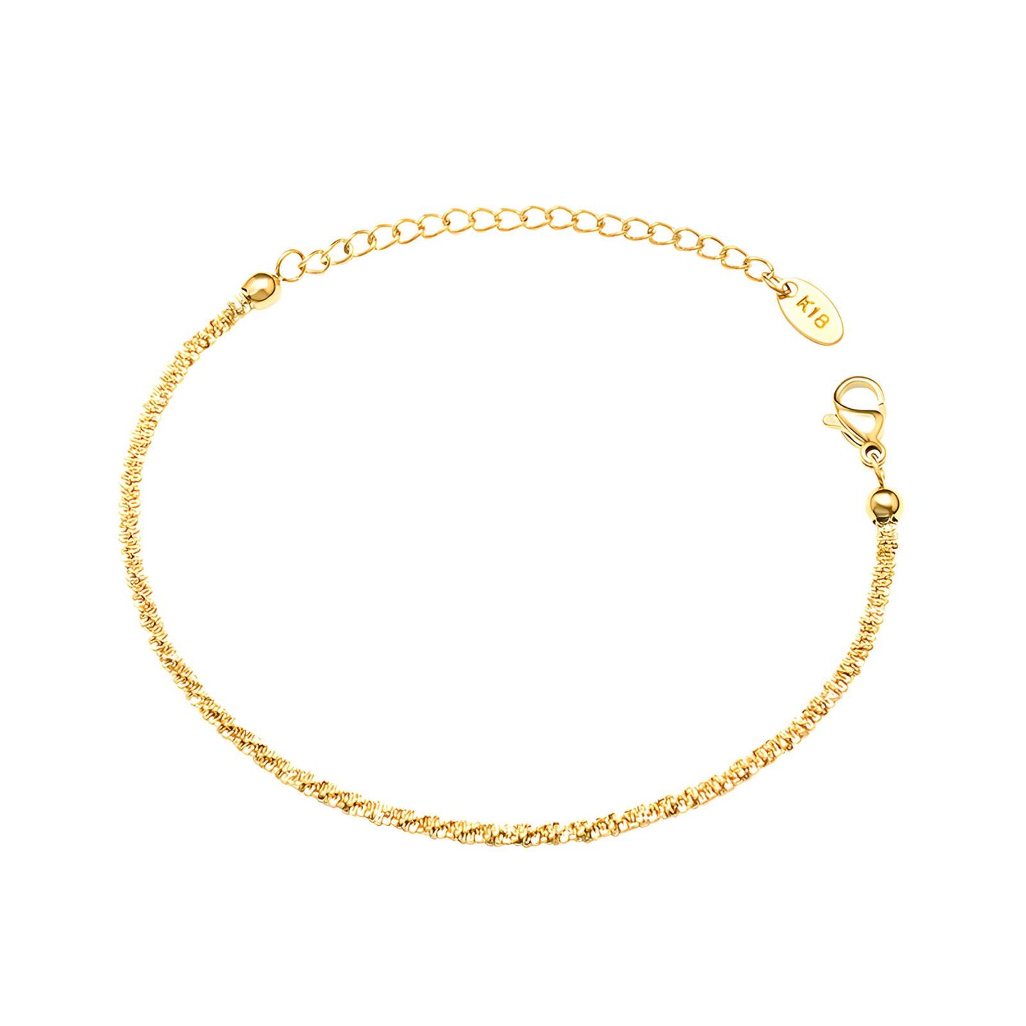 18K Gold Plated Stainless Steel, Jane bracelet, Intensity