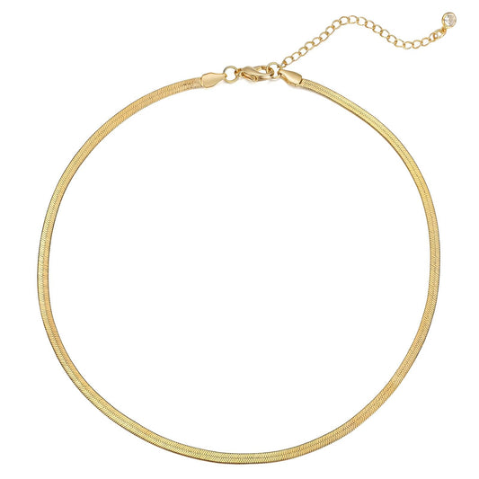 18K Gold Plated Stainless Steel, Alina necklace, Intensity