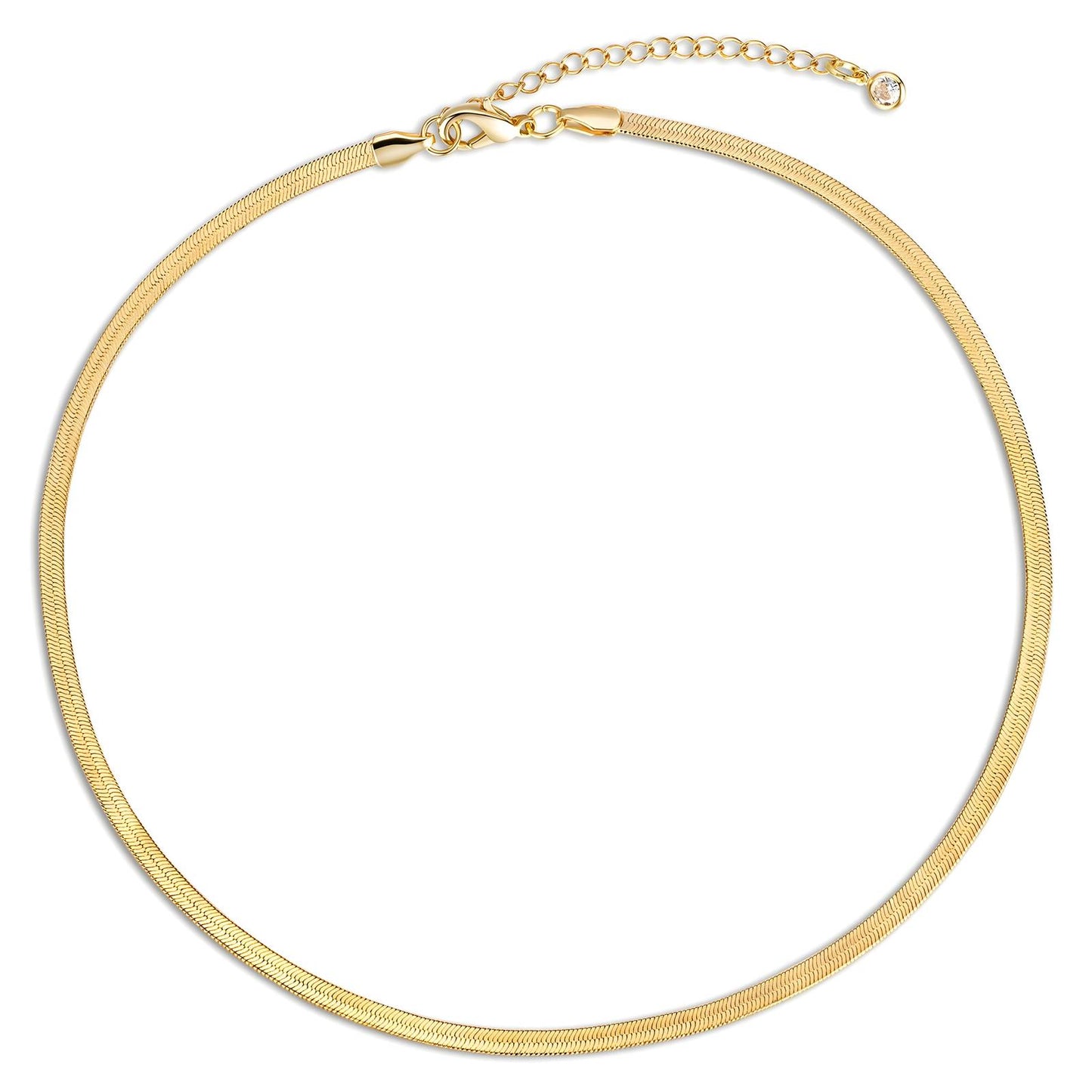 18K Gold Plated Stainless Steel, Alina necklace, Intensity