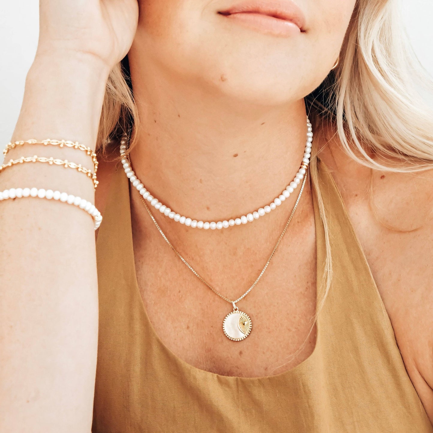 Castaways - Pearl Necklace 18K Gold Plating