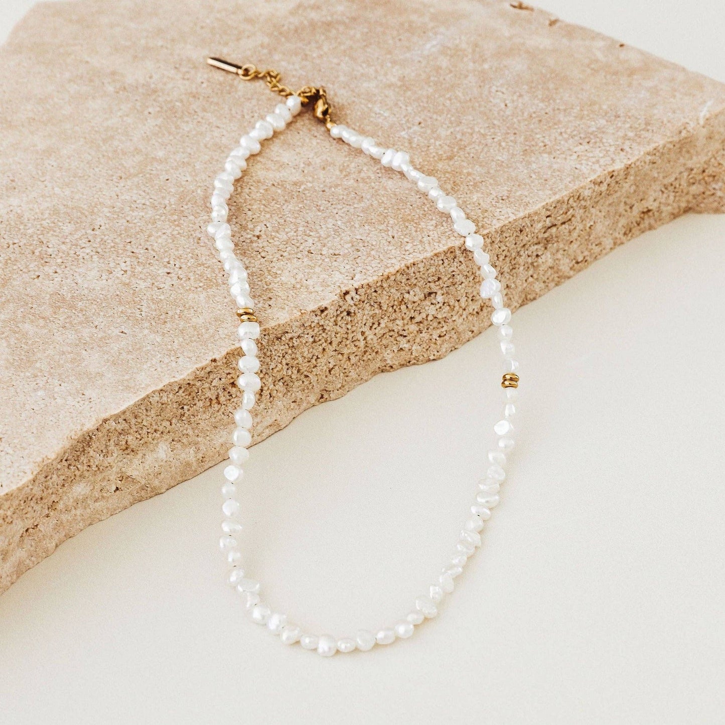 Castaways - Pearl Necklace 18K Gold Plating