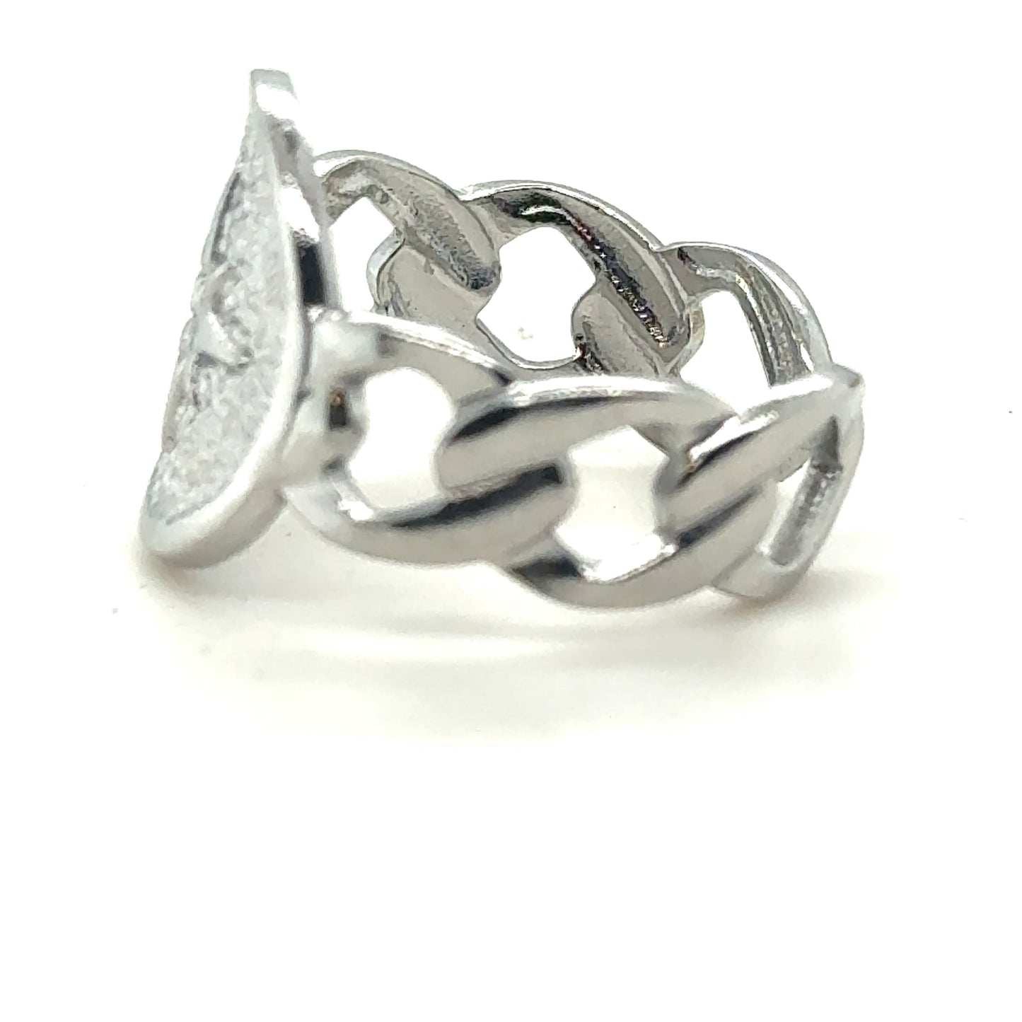 Silver Fashion Star Ring, Stainless Steel