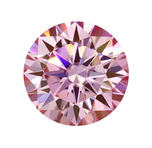 Pink Moissanite Diamond Stones