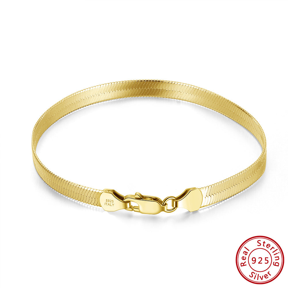 Bianca Bracelet Gold, Sterling Silver 18K Gold Plated