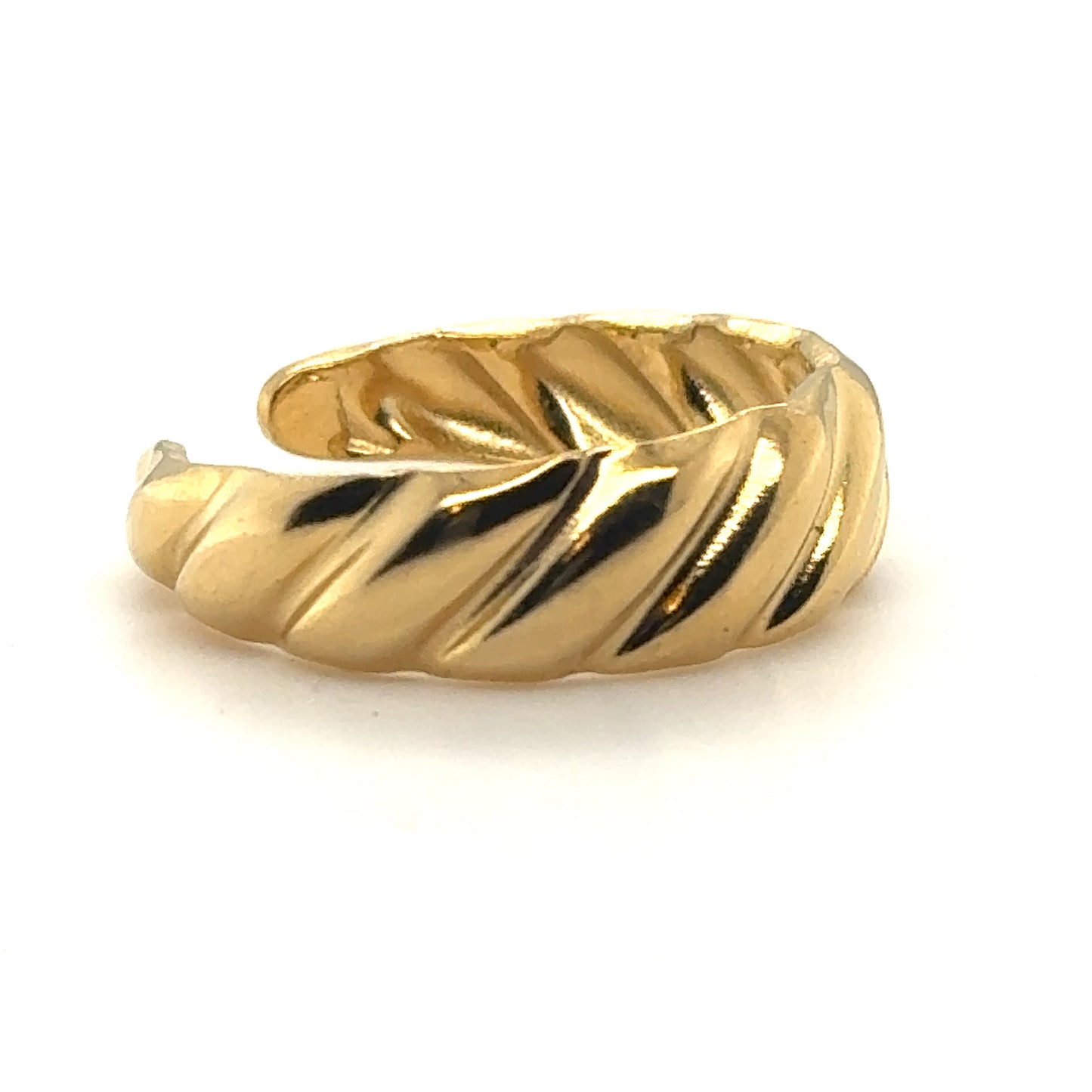 Gold Layla Ring, Stainless Steel, 18K Gold Plating