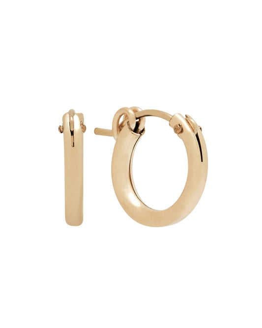 Medium Latch Hoops 14K Gold Fill