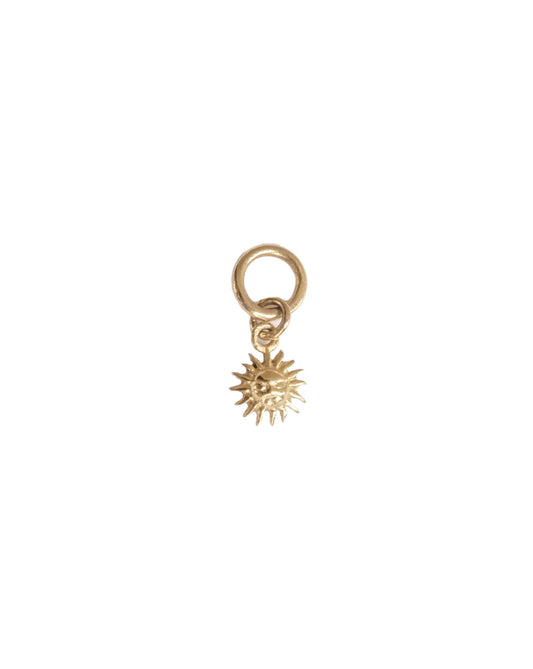 Sun Charm 9K Gold Fill