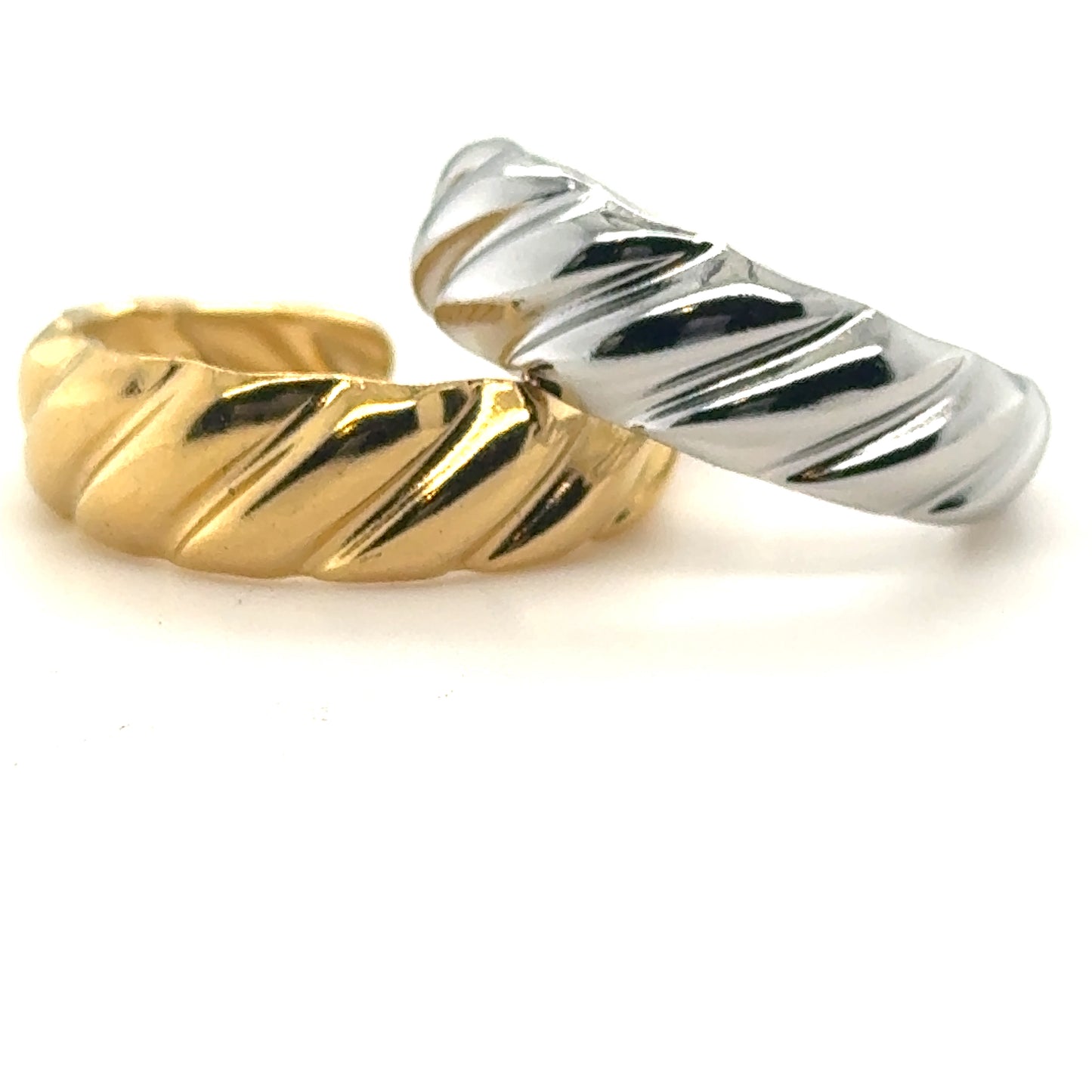 Gold Layla Ring, Stainless Steel, 18K Gold Plating