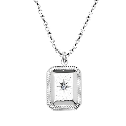 Stainless Steel  Star Pendant necklace, Intensity